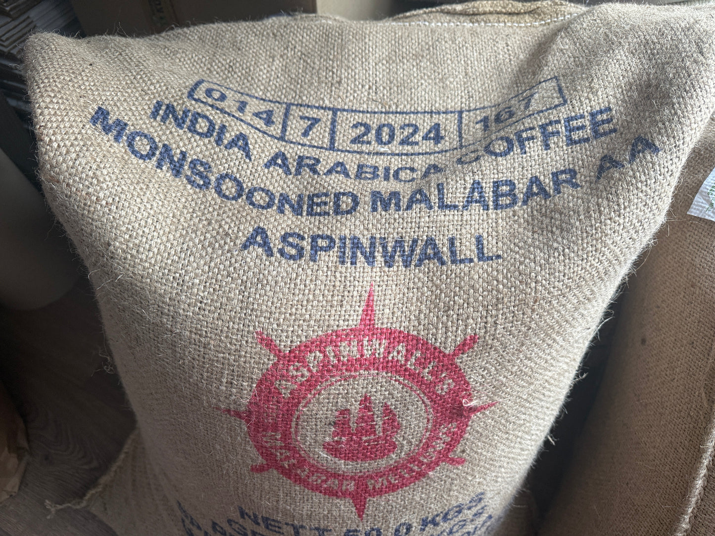 Rohkaffee Indien Monsooned Malabar AA