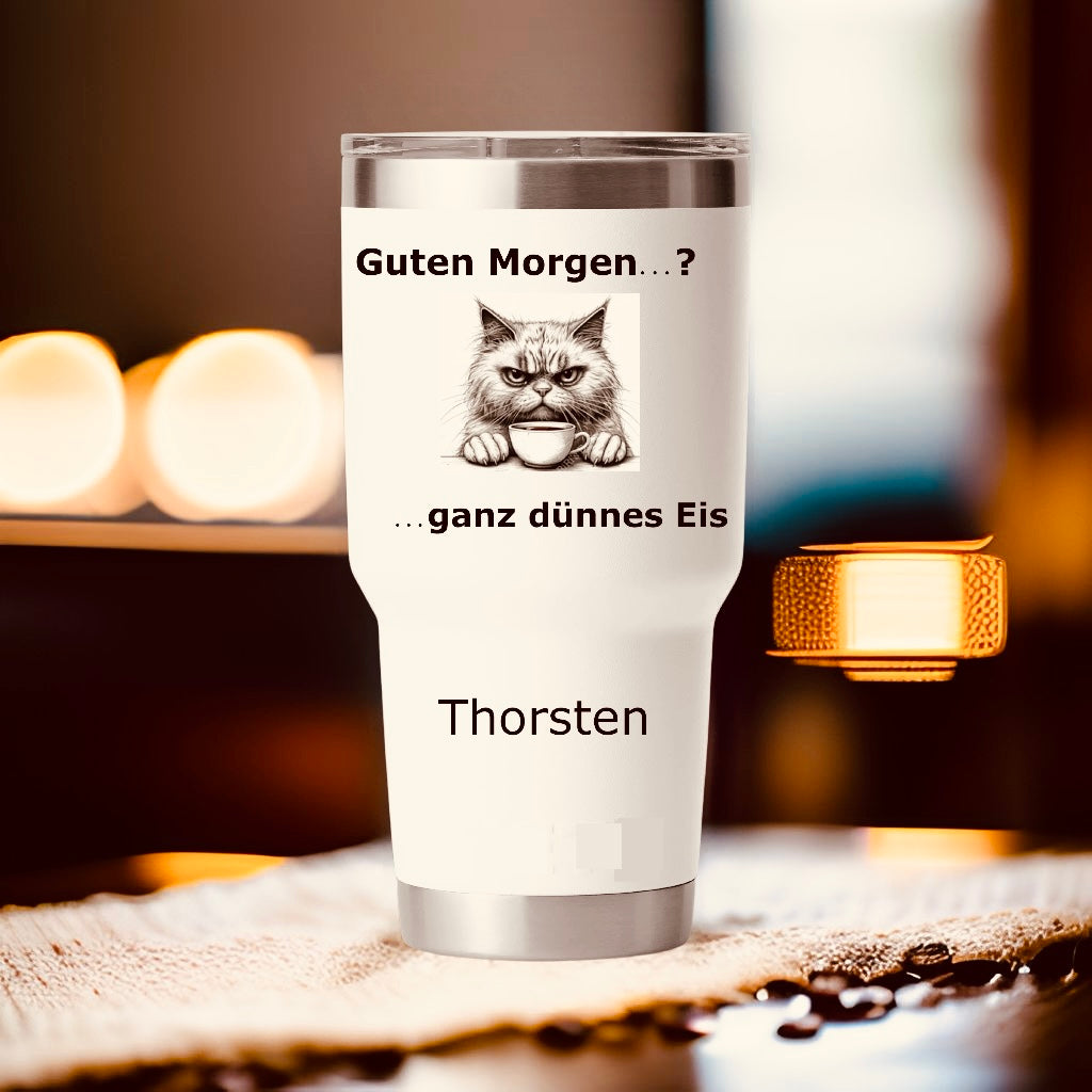 Thermobecher JUMBO einseitig graviert und personalisiert