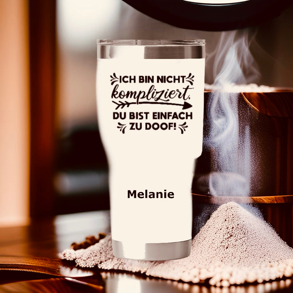 Thermobecher JUMBO einseitig graviert und personalisiert