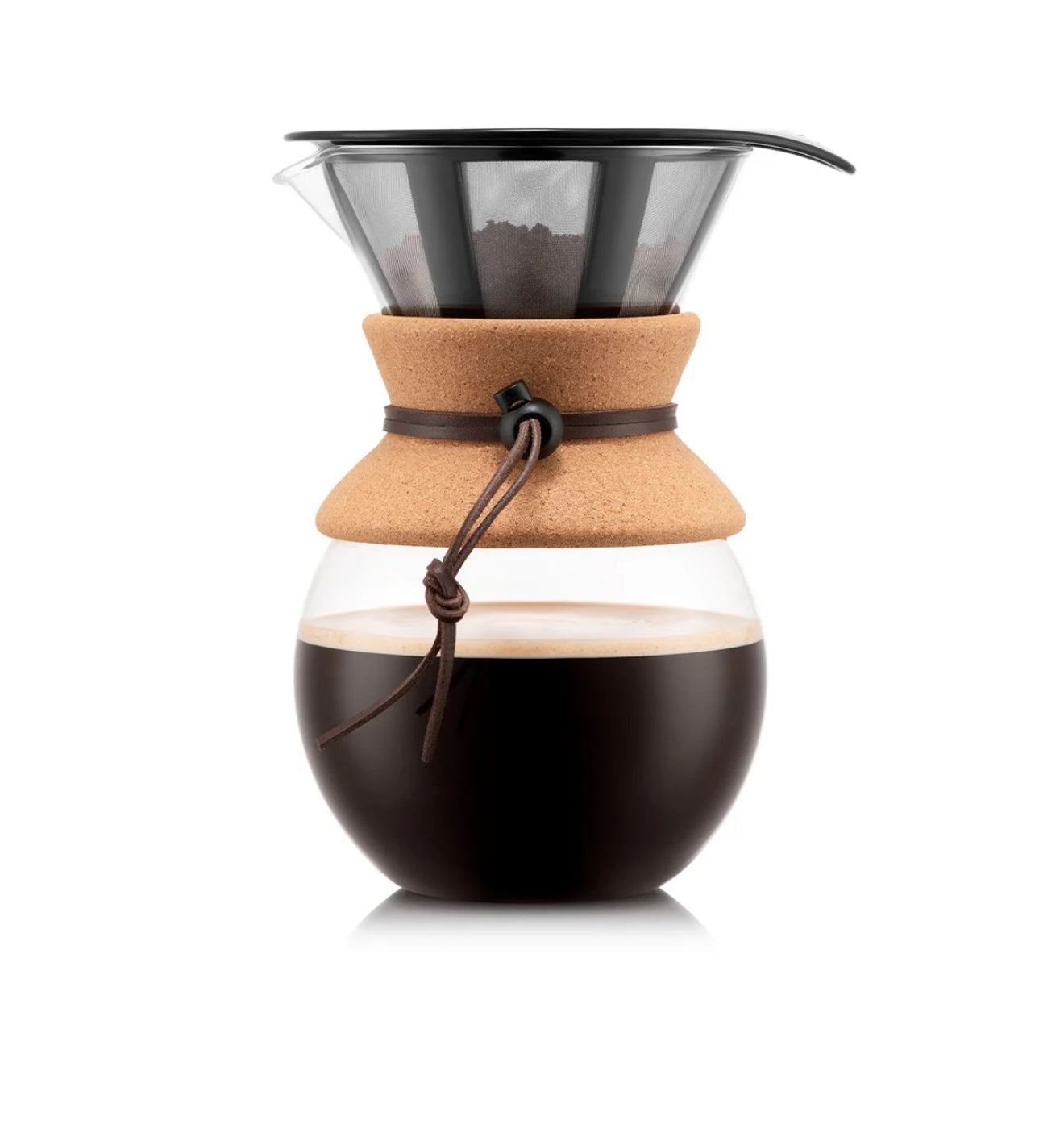 Kaffeebereiter mit Permanent Kaffeefilter, 8 Tassen, 1.0 l, Edelstahl
