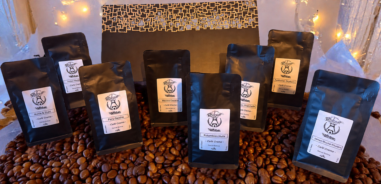 GRUBENGOLD Kaffee-Geschenkset 8x125g