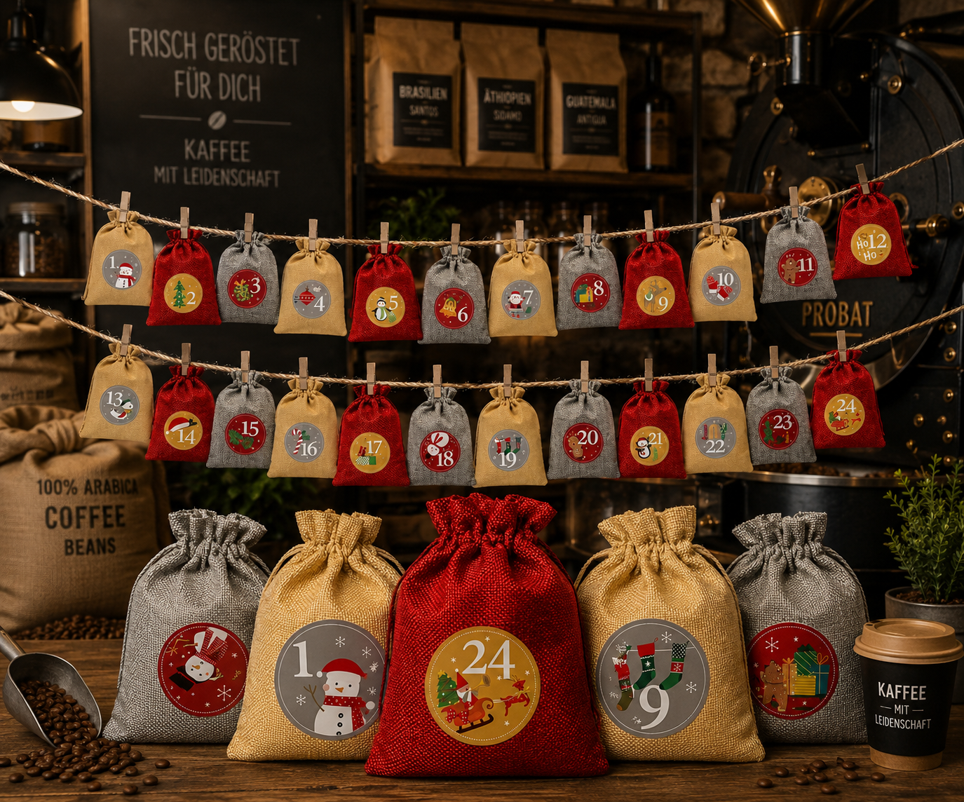 Kaffee-Adventskalender 2026 -VORBESTELLUNG-