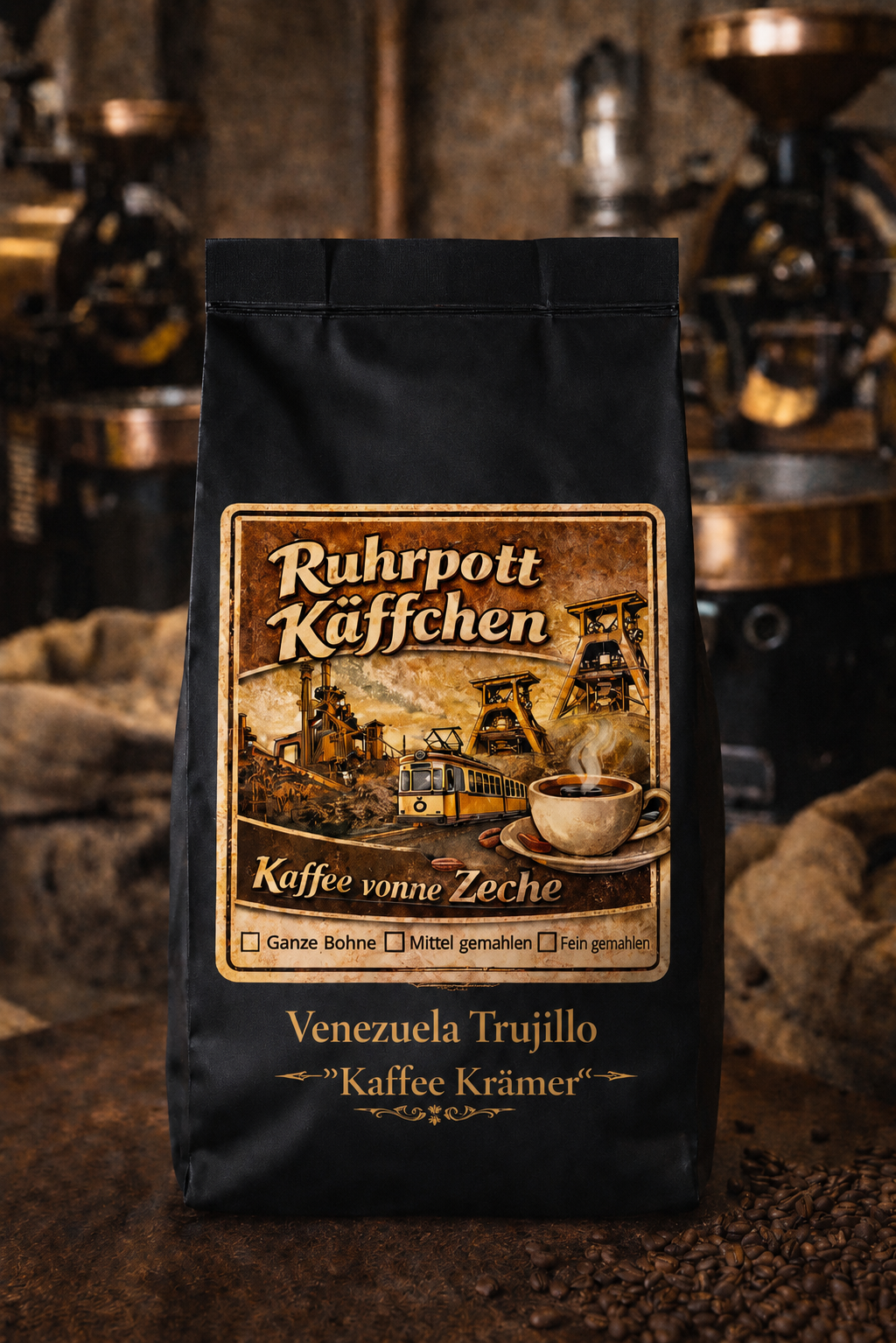 Kaffee Krämer NEU (Venezuela Trujillo / Schokolade, Karamell, Haselnuss, Brauner Zucker
