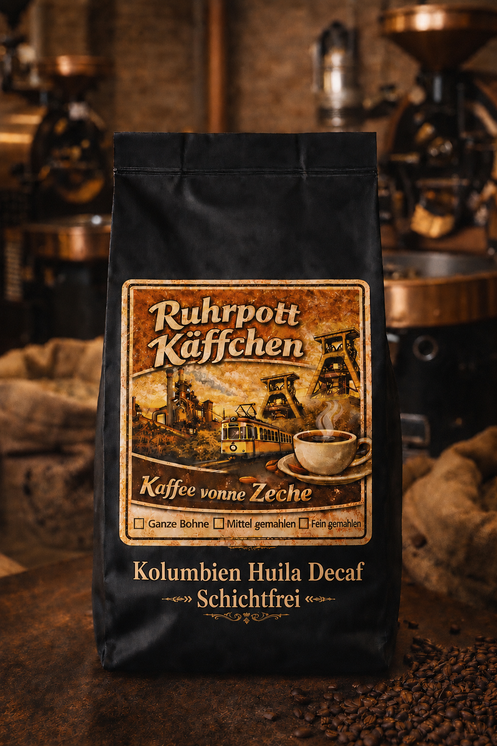 „SCHICHTFREI“ Kolumbien Huila Decaf CO₂ Entkoffeiniert