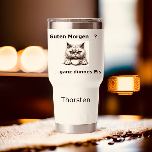 Thermobecher JUMBO einseitig graviert und personalisiert