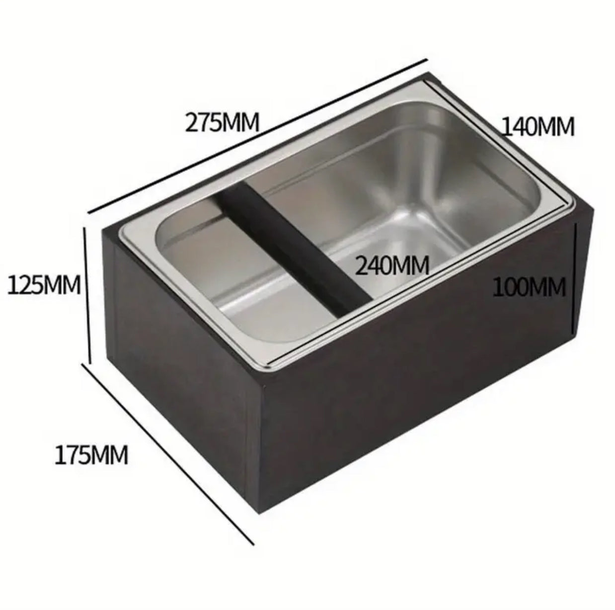 Abschlagbox -Barista Pro- "Large" für Siebträger